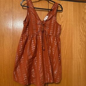 Shyanne boot barn Rust Orange dress